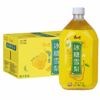 统一 冰糖雪梨1l*8瓶 梨汁水果味饮料 解腻佐餐饮品 包装随机