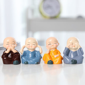 指定和尚2个(不听和尚,不说和尚,不看和尚,不想和 含盆