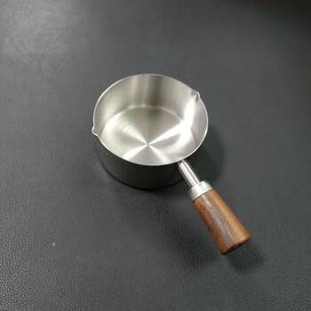 304热油小锅不锈钢加深迷你泼油淋油烧油家用小油锅呛油铁锅奶锅 短柄