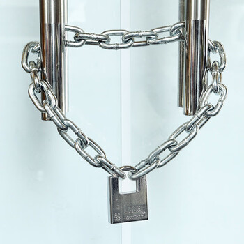 加粗链条锁铁链子锁自行车长盗锁门锁五金三轮车小家用锁 量大定制通