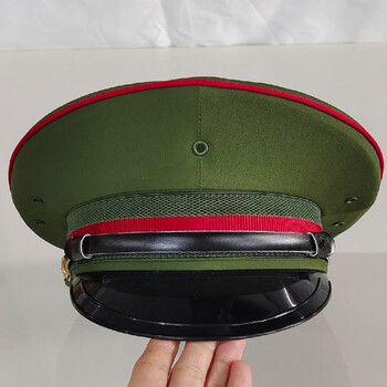 梦茜儿(mexemina)新品苏联帽乐队大盖帽檐色帽老式路绿色大沿帽收藏帽