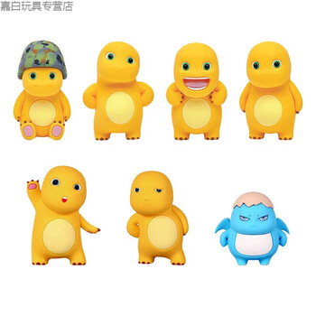 玖煦萌奶龙小七手办公仔桌面汽车小摆件车载奶龙玩偶盲盒儿童玩具 6只