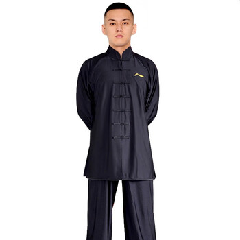 李宁(li-ning)太极服男女春夏秋款武术服装练功服太极拳服装比赛表演