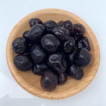 hywlkj野生黑桔子非老桔潮州特产三宝陈年老金桔500g黑柑橘味 黑桔