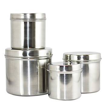 兰诗(lautee)sy6016 不锈钢棉球缸 药膏罐棉球缸油膏缸纱布缸敷料缸