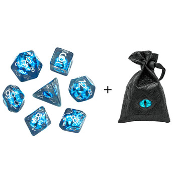 mppmck龙眼骰子多面骰子跑团骰子骰子树脂coctrpg龙与地下城dnd骰子