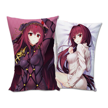 姆尼禄fate动漫卡通抱枕二次元小靠枕方形枕头斯卡哈40x60cm2way枕芯