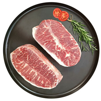 牛排 和牛 澳洲m8-m9进口谷饲牛肉粒原切雪花菲力年货送礼 原切牛板腱