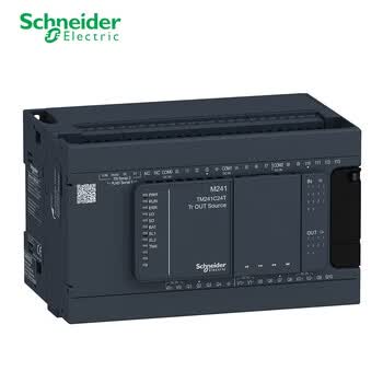 施耐德电气 m241 24vdc 14 10 24vdc 晶体管 tm241c24t plc可编程控制