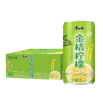 康师傅果汁310ml*12/24罐冰红茶桃橙酸梅汤葡萄芒果金桔小酪柚子饮料