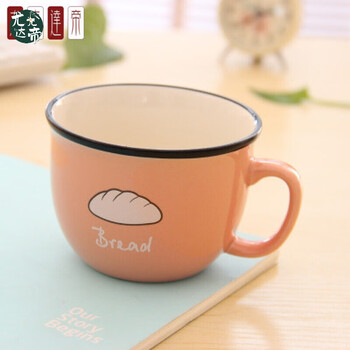 尤克达帝家庭亲子水杯创意可爱卡通牛奶咖啡杯茶杯水杯家庭亲子套装