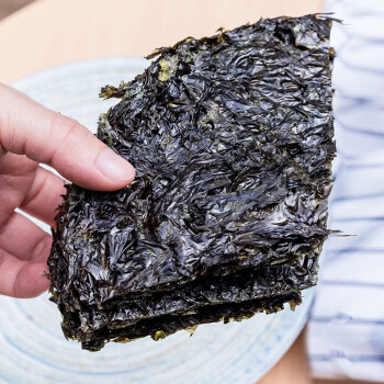 古芝恬免洗野生紫菜干货头水无沙紫菜批发汤冲泡即食海苔原料纯紫菜