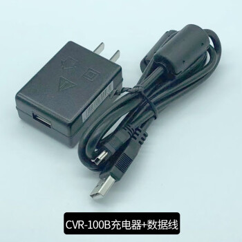 研腾（yanteng）身份证阅读器USB数据线电池电源适配器精伦华视新中新神思神盾华旭读卡器配件 型号：CVR-100B充电器+数据线（无票）