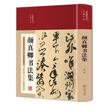 正版 颜真聊书法集 文墨千秋 美绘国学书系 一代书法高峰