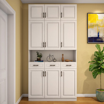 鞋柜简约现代大容量门厅柜进门玄关柜欧式家用客厅门口储物柜多功能