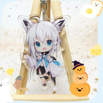 Vtuber周边神乐mea湊阿库娅白上吹雪爱酱犬山玉姬虚拟偶像挂件白上吹雪7cm夹层挂件 买三送一备注留言 图片价格品牌报价 京东