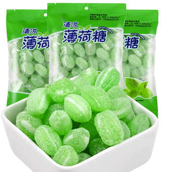 客满乐清凉老式薄荷糖8090后儿时怀旧糖果散装清新口气硬糖小时候零食