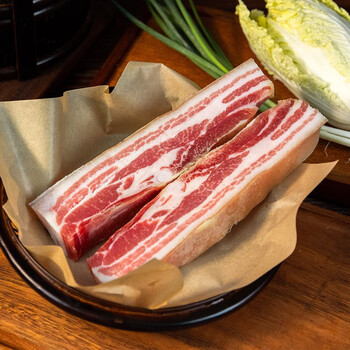 金字刀板香咸肉265g五花咸肉上海南风肉腌笃鲜食材带骨腊味家常菜 刀