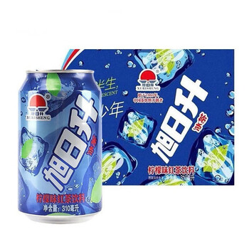 旭日升旭日升冰红茶柠檬味310ml*12/20罐果味饮品夏季畅爽饮料易拉罐