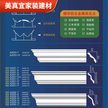 石膏線石膏線~角線,牆面上角邊造型,牆角線美真宜 8cm