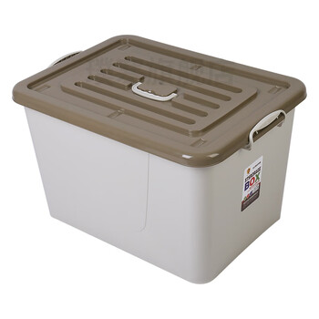 放衣服的储存箱透明收纳箱大小号储物箱整理箱塑料胶箱收纳盒储物盒置