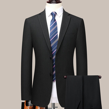 卡丹路(cardanro)卡丹路西服男套装高档商务休闲纯色正装面试职业装