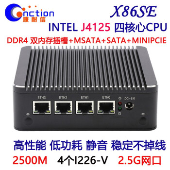 J4125·X86SE㾲I226-V42500M2.5G4CPU J4125 16Gڴ 256G̬ Դ