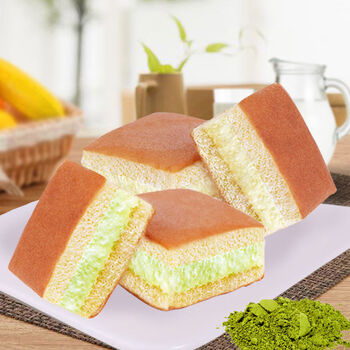 香蕉牛奶500g送抹茶蛋糕500g