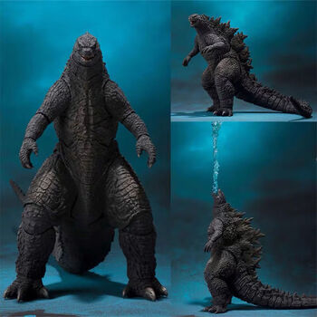 可动shm影视电影恐龙模型godzilla2021限量版 弭黎 shm哥斯拉(带吐息)