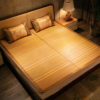 凉席夏季冰丝冬夏两用学生宿舍单人上下床席子可折叠草席家用 生态