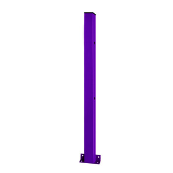 TULX 装修工地安全防护栏防坠飘窗警示栅栏施工临时楼梯栏杆围挡印字 紫色