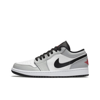耐克(nike)air jordan 1 low aj1黑白灰男女款低帮休闲篮球鞋 553558