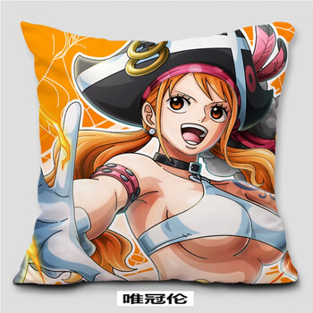 唯冠伦海贼王周边抱枕路飞onepiece乔巴艾斯枕头被子两用车用动漫靠垫
