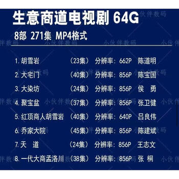 大染坊白鹿原u盘 系列电视剧u盘合集京 东 价￥降价通知累计评价0促