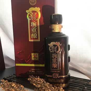 秦池山东秦池龙琬重酿山水洞藏20酱香型固态纯粮白酒大曲坤沙商务礼盒