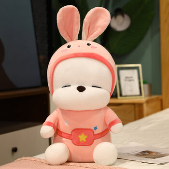 曼影正版流氓兔公仔可爱呆萌小兔子毛绒玩具少女睡觉抱枕玩偶女生床上