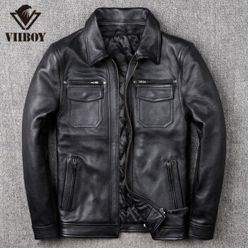 VIIBOY ͷţƤƤƤʽƤп2021ﶬ¿ñްƤ׼ޱůƤ ɫ 3XL 루170-185