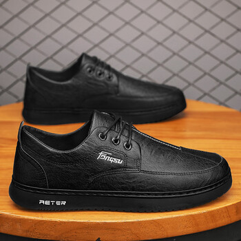 回力黑色厨师男鞋夏季厨房专用工作板鞋防水防滑休闲皮鞋男士运动潮鞋