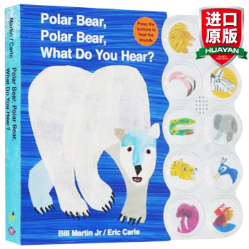 英文原版绘本发音书polar Bear Polar Bear What Do You Hear 摘要书评试读 京东图书