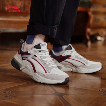 李宁男鞋运动时尚鞋2022运动生活系列烛龙remix男子经典休闲鞋agcr323
