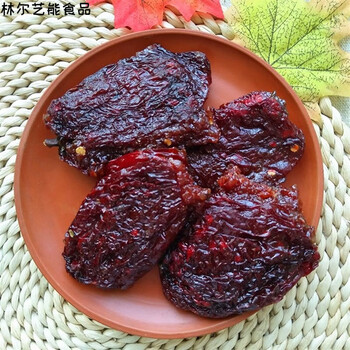 溪辣椒干江西特产辣椒粑农家手工辣椒酱干乡下夏日零食1斤 厚酱款辣椒