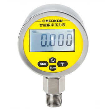 电子压力表016mpa不锈钢数显抗震防腐水压力表高精度真空负压表s280