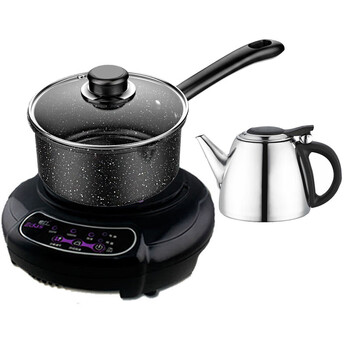 榄茵新款赛贝微型火锅电磁炉同款圆形电磁炉迷你小功率小型家用单人h1