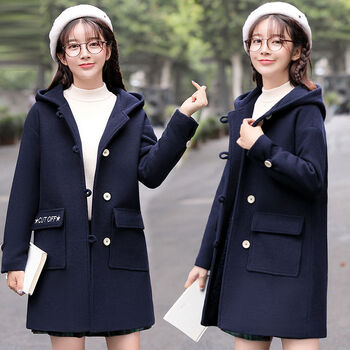 服饰内衣>女装>毛呢大衣>语墨初晴>语墨初晴学生毛呢外套女中长款韩版