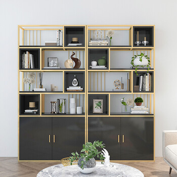 古木郎货柜精品陈列柜展示柜自由组合化妆品展示隔断柜子货架摆件展示