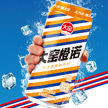 红牛(redbull)大窑嘉宾橙味桔汁荔枝果汁汽水饮料易拉罐500ml*8 大窑