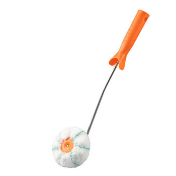 惠利得墙角滚筒刷棉线中毛3寸滚刷乳胶漆阴阳角刷漆修遍工具装内角滚