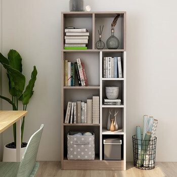 雅美乐 书柜书架 落地简易简约1.