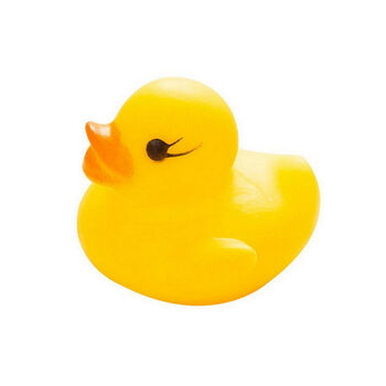 小鸭子玩具会叫硅胶捏捏叫戏水鸭洗澡橡皮鸭会响儿童礼物游泳发声睫毛