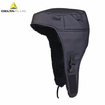 代尔塔102023防寒冬帽帽兜安全帽内衬劳保帽带绒款舒适保暖不带头盔 *1